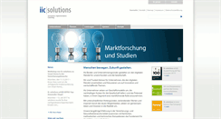 Desktop Screenshot of iic-solutions.de
