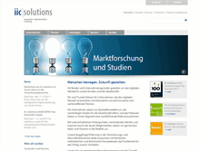 Tablet Screenshot of iic-solutions.de